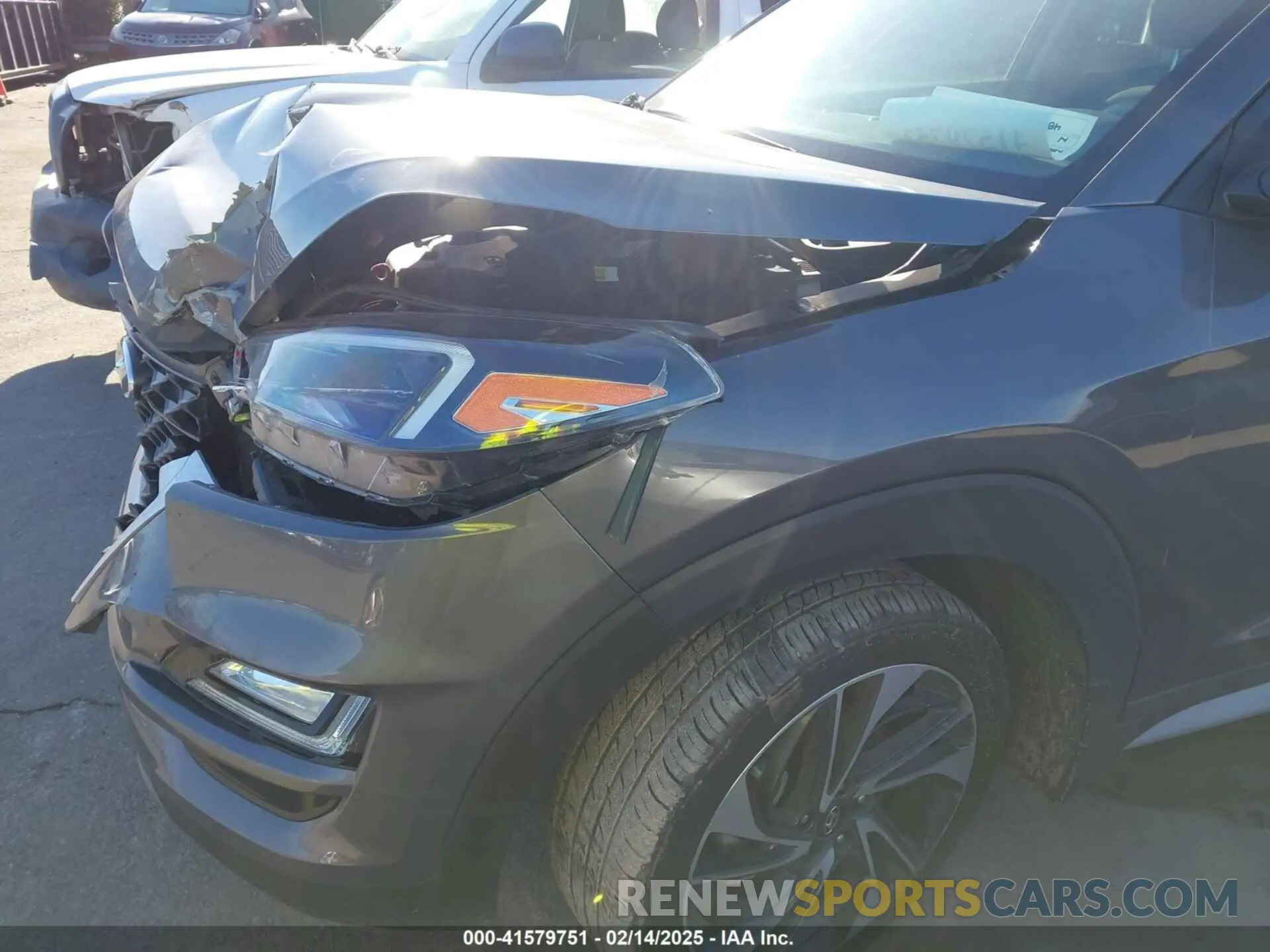 16 fotografías del automóvil dañado KM8J33AL0LU131721 HYUNDAI TUCSON 2020