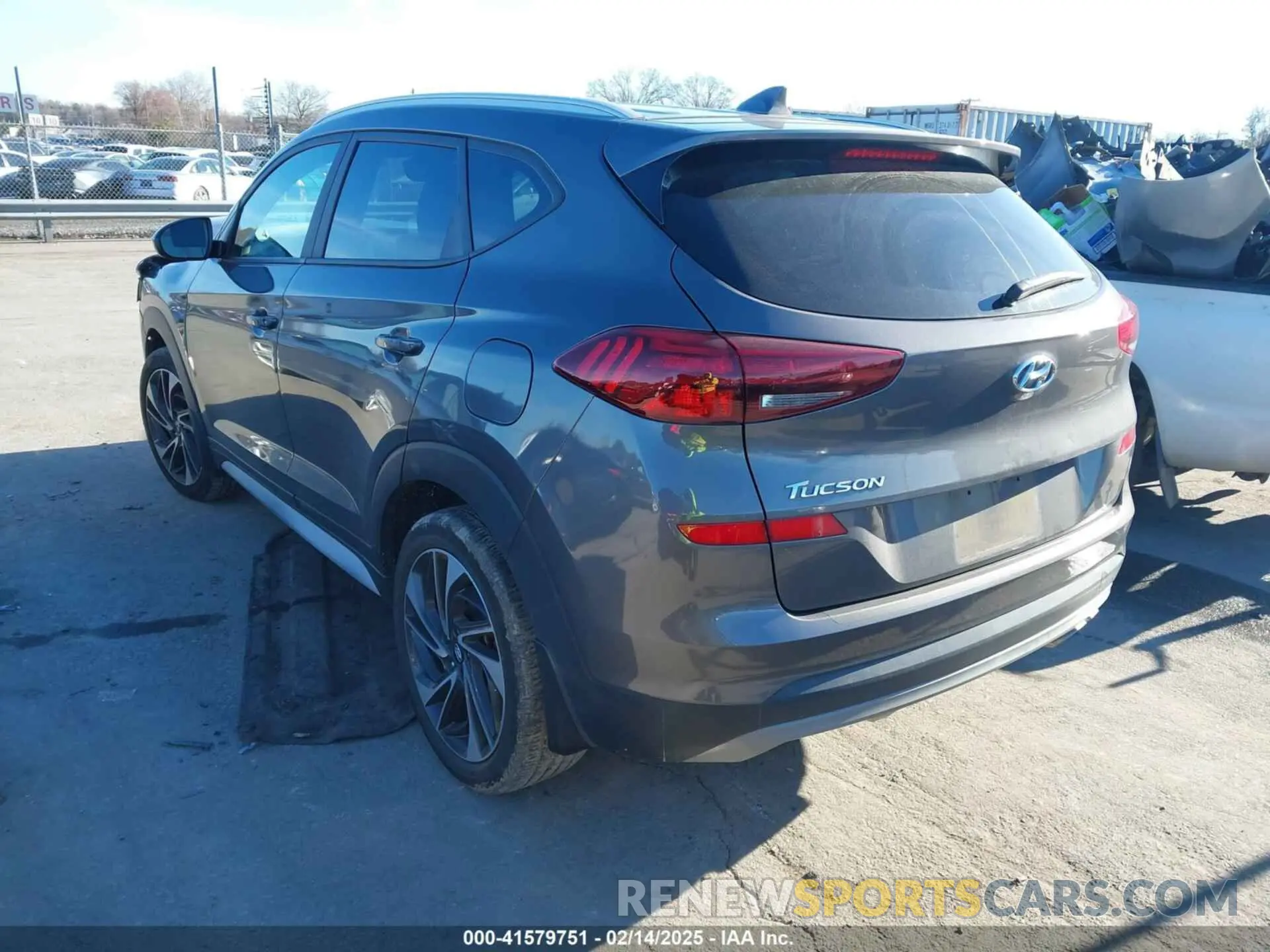 3 fotografías del automóvil dañado KM8J33AL0LU131721 HYUNDAI TUCSON 2020