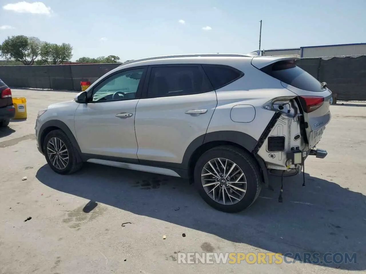 2 fotografías del automóvil dañado KM8J33AL1LU144199 HYUNDAI TUCSON 2020