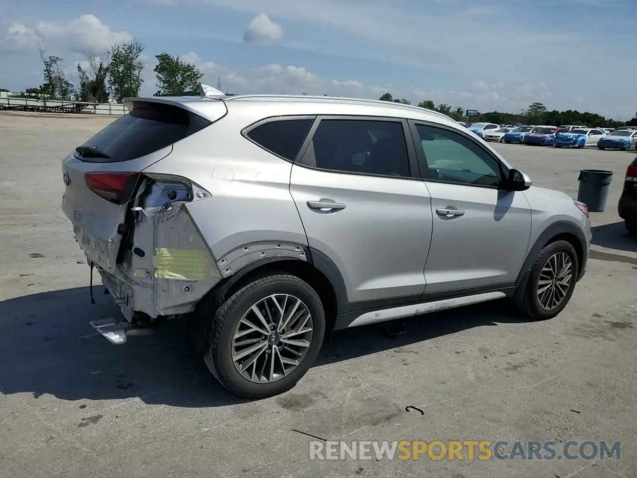 3 fotografías del automóvil dañado KM8J33AL1LU144199 HYUNDAI TUCSON 2020