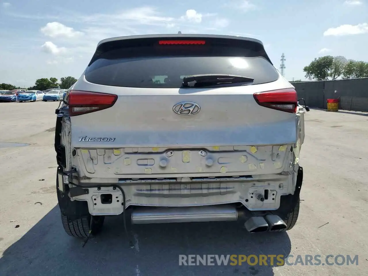 6 fotografías del automóvil dañado KM8J33AL1LU144199 HYUNDAI TUCSON 2020