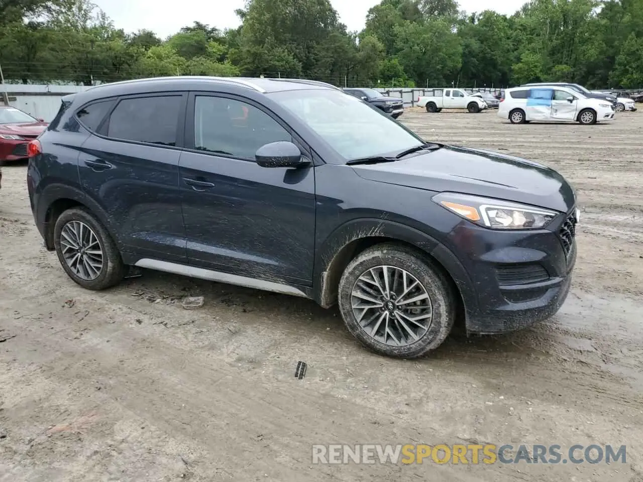 4 fotografías del automóvil dañado KM8J33AL2LU131025 HYUNDAI TUCSON 2020