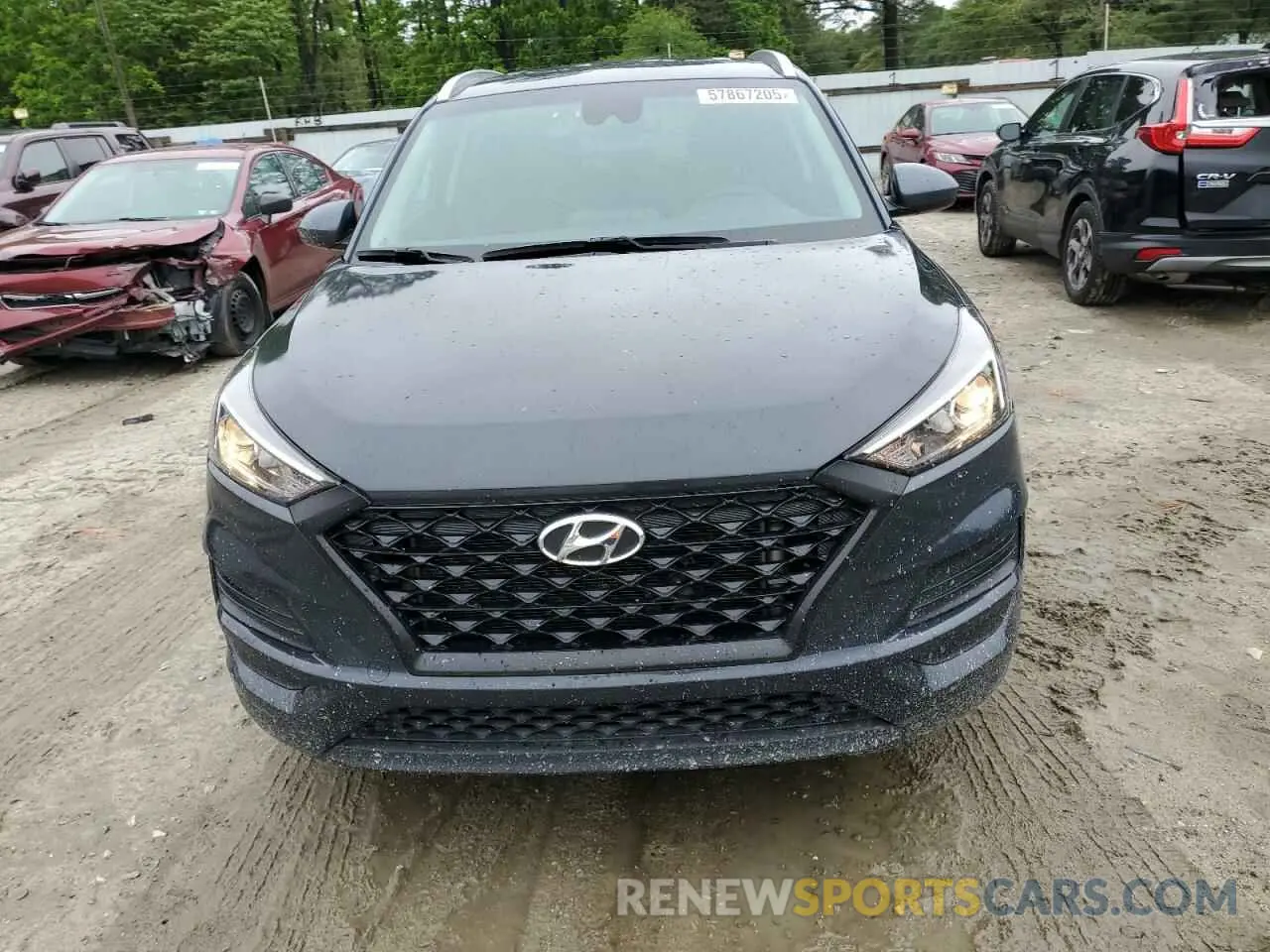 5 fotografías del automóvil dañado KM8J33AL2LU131025 HYUNDAI TUCSON 2020