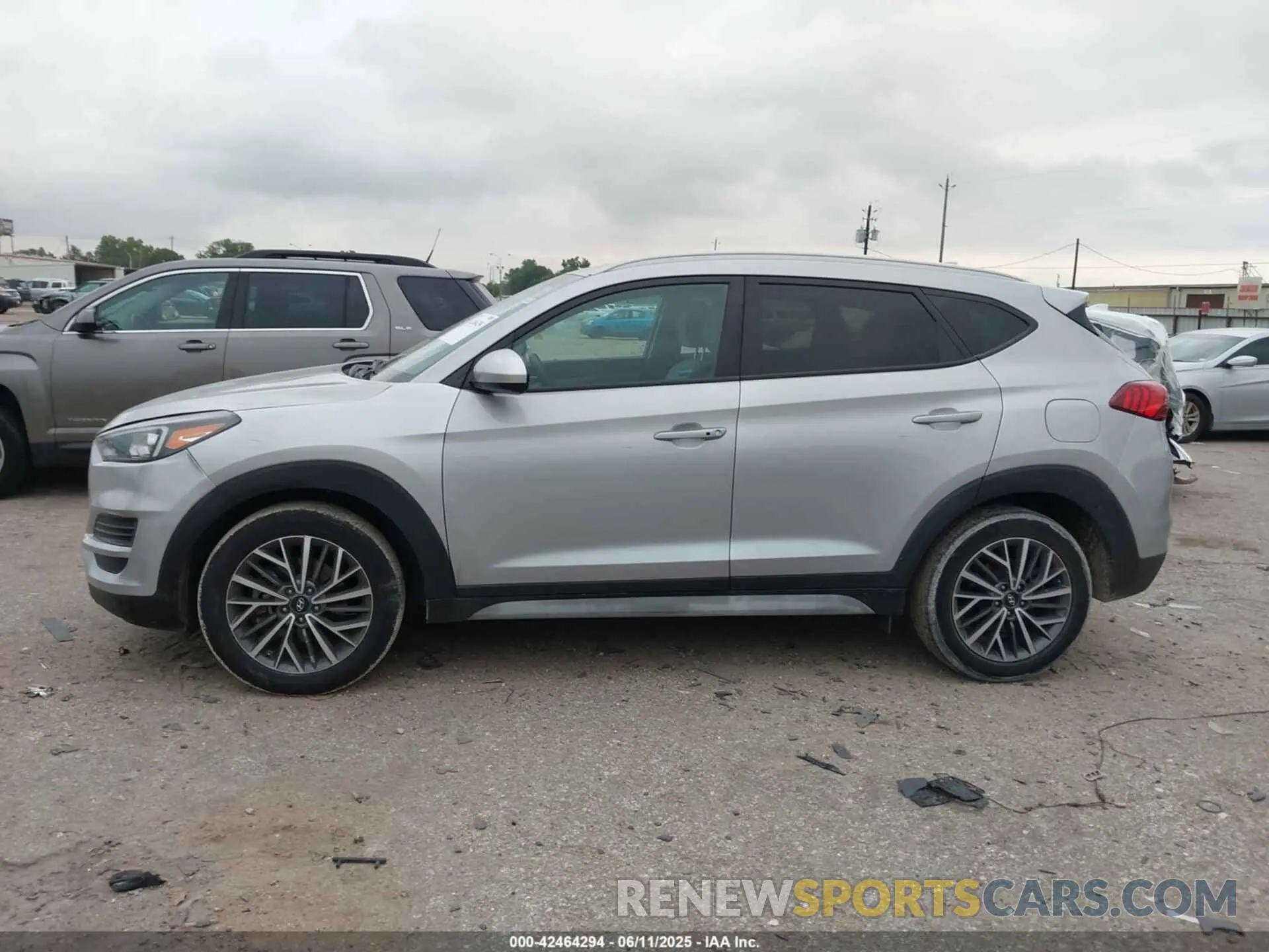 14 fotografías del automóvil dañado KM8J33AL2LU157527 HYUNDAI TUCSON 2020