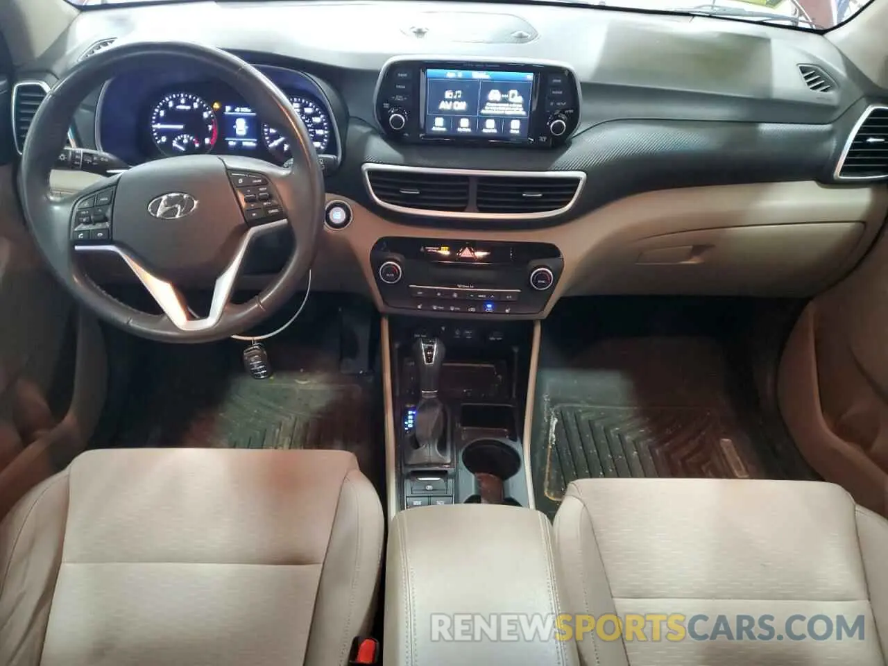 8 fotografías del automóvil dañado KM8J33AL3LU198992 HYUNDAI TUCSON 2020