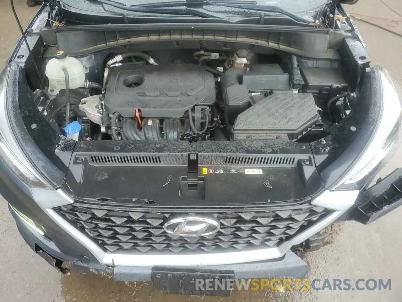 12 fotografías del automóvil dañado KM8J33AL5LU152029 HYUNDAI TUCSON 2020