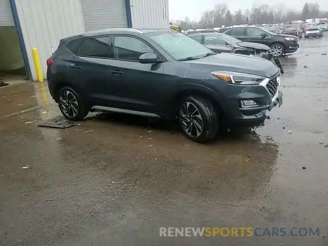 14 fotografías del automóvil dañado KM8J33AL5LU152029 HYUNDAI TUCSON 2020