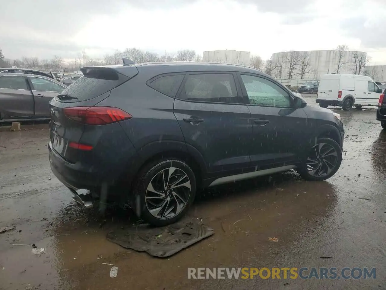 3 fotografías del automóvil dañado KM8J33AL5LU152029 HYUNDAI TUCSON 2020