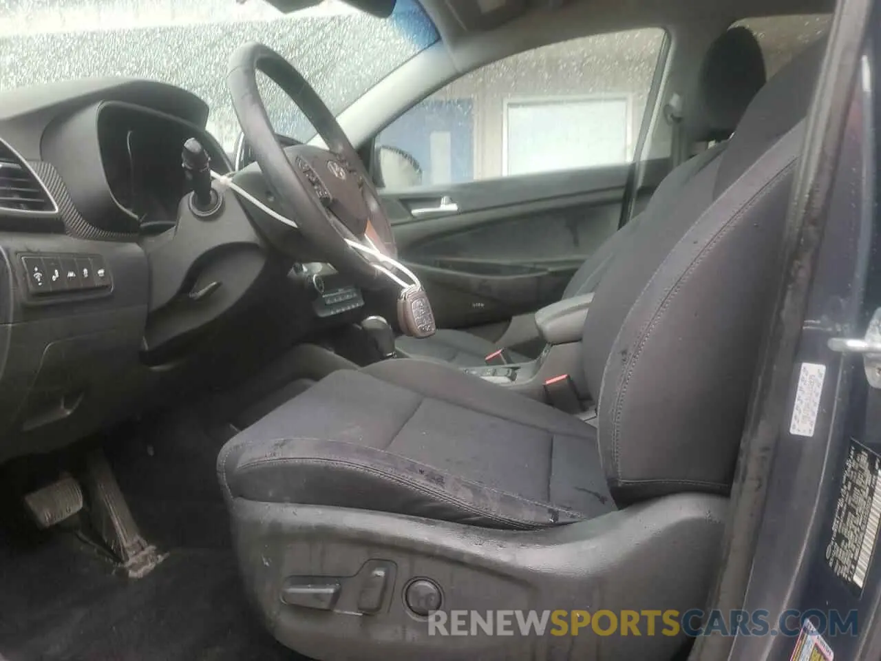 7 fotografías del automóvil dañado KM8J33AL5LU152029 HYUNDAI TUCSON 2020