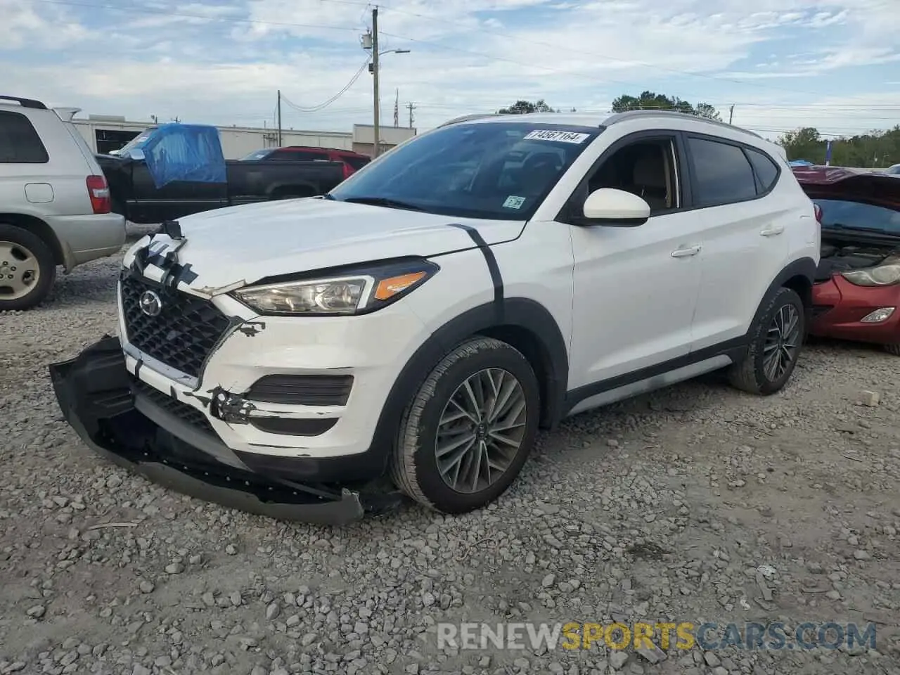 1 fotografías del automóvil dañado KM8J33AL7LU147690 HYUNDAI TUCSON 2020