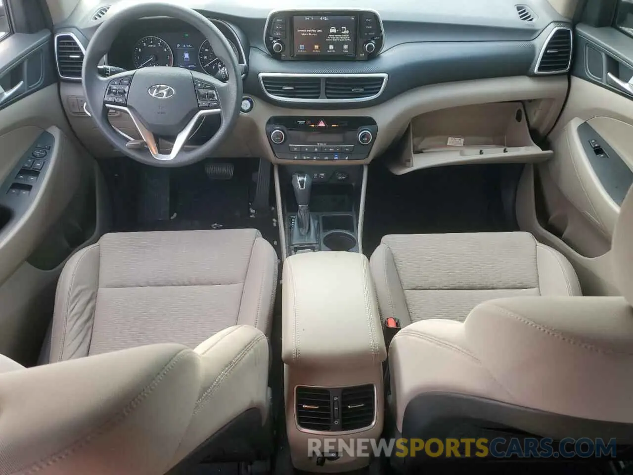 8 fotografías del automóvil dañado KM8J33AL7LU147690 HYUNDAI TUCSON 2020