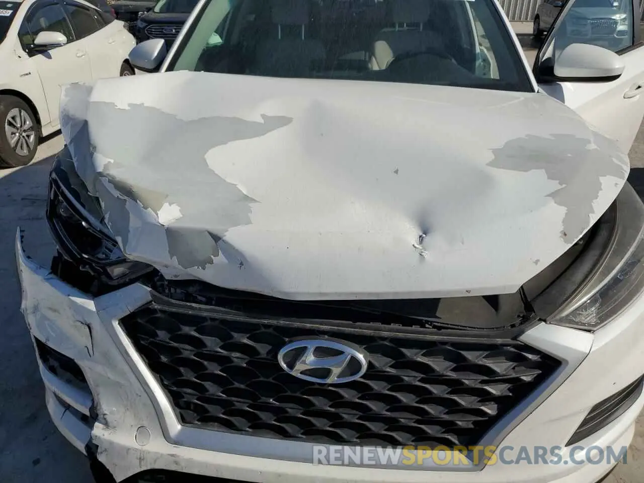 12 fotografías del automóvil dañado KM8J33AL7LU231959 HYUNDAI TUCSON 2020