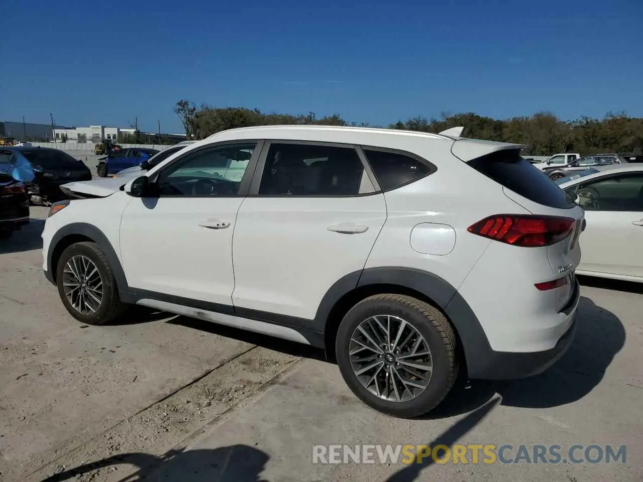 2 fotografías del automóvil dañado KM8J33AL7LU231959 HYUNDAI TUCSON 2020
