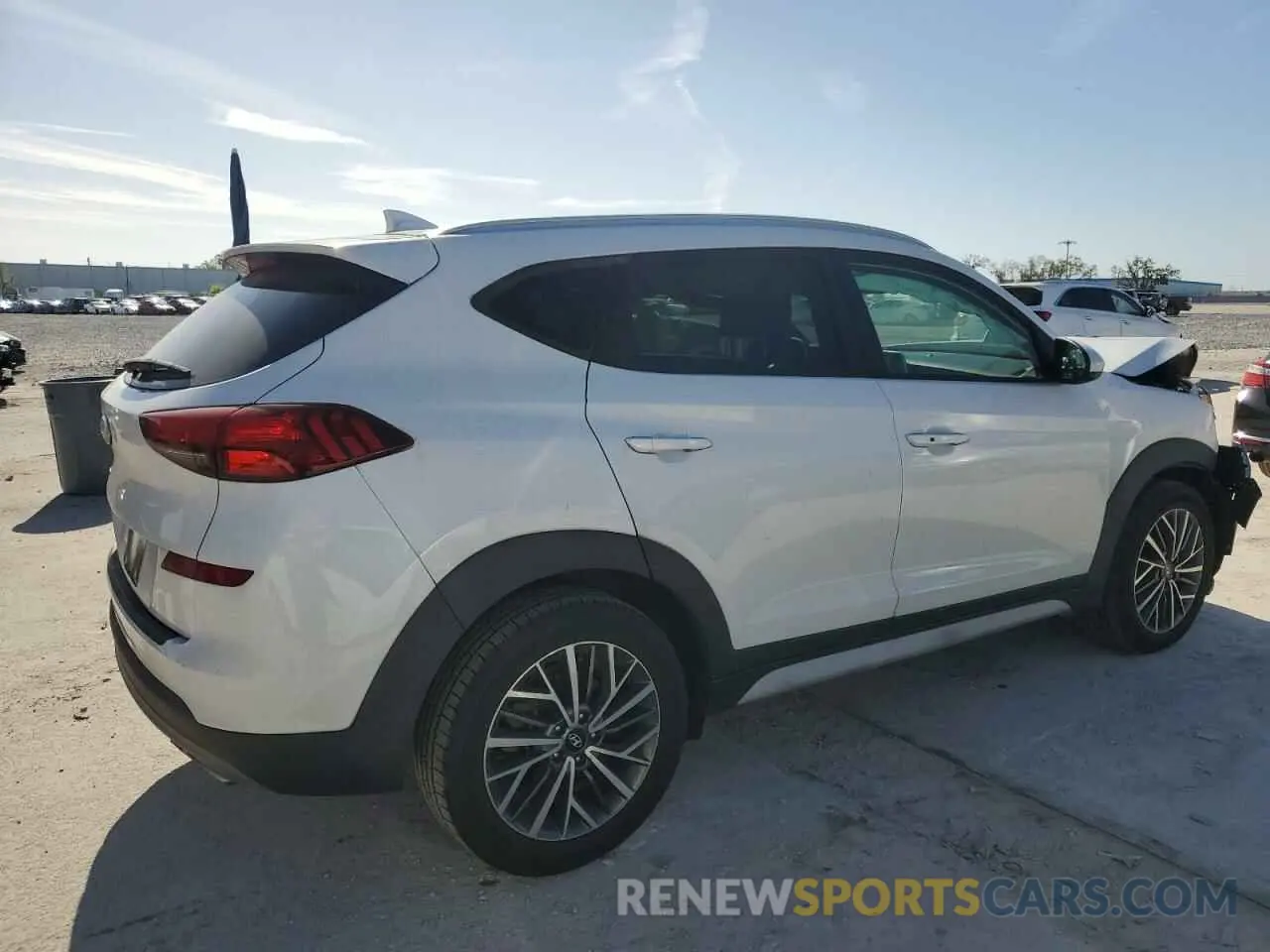 3 fotografías del automóvil dañado KM8J33AL7LU231959 HYUNDAI TUCSON 2020