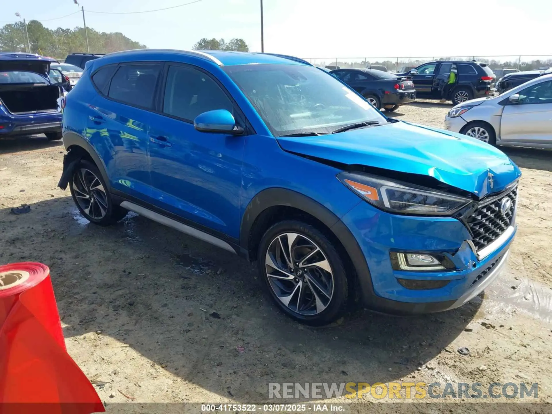 1 fotografías del automóvil dañado KM8J33AL9LU112312 HYUNDAI TUCSON 2020