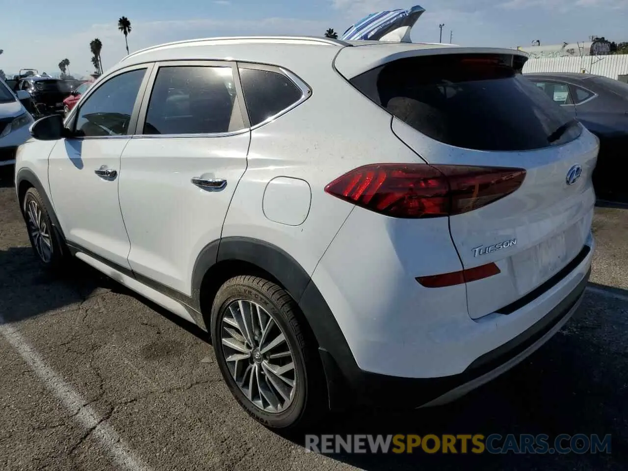 2 fotografías del automóvil dañado KM8J33AL9LU175720 HYUNDAI TUCSON 2020