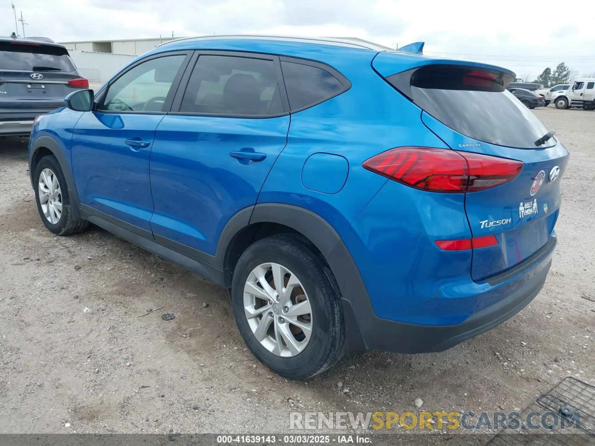3 fotografías del automóvil dañado KM8J3CA40LU232847 HYUNDAI TUCSON 2020