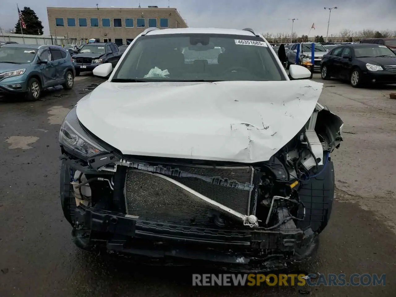 5 fotografías del automóvil dañado KM8J3CA41LU198434 HYUNDAI TUCSON 2020