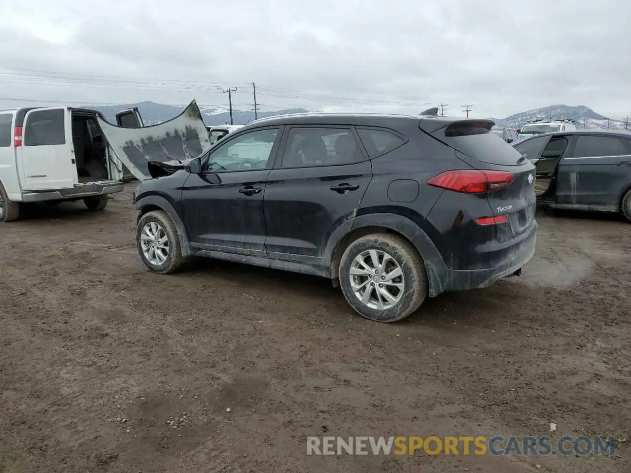 2 fotografías del automóvil dañado KM8J3CA42LU084295 HYUNDAI TUCSON 2020