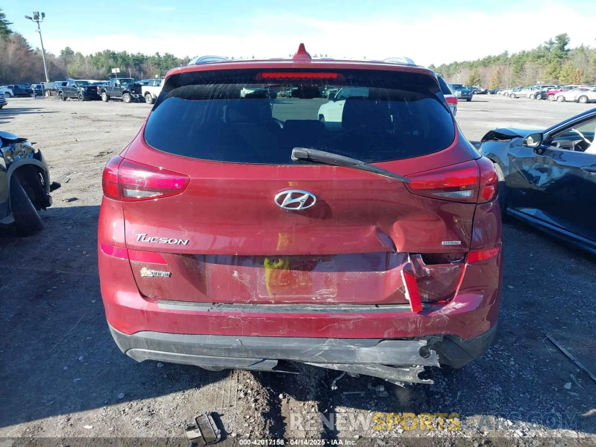 16 fotografías del automóvil dañado KM8J3CA42LU145368 HYUNDAI TUCSON 2020