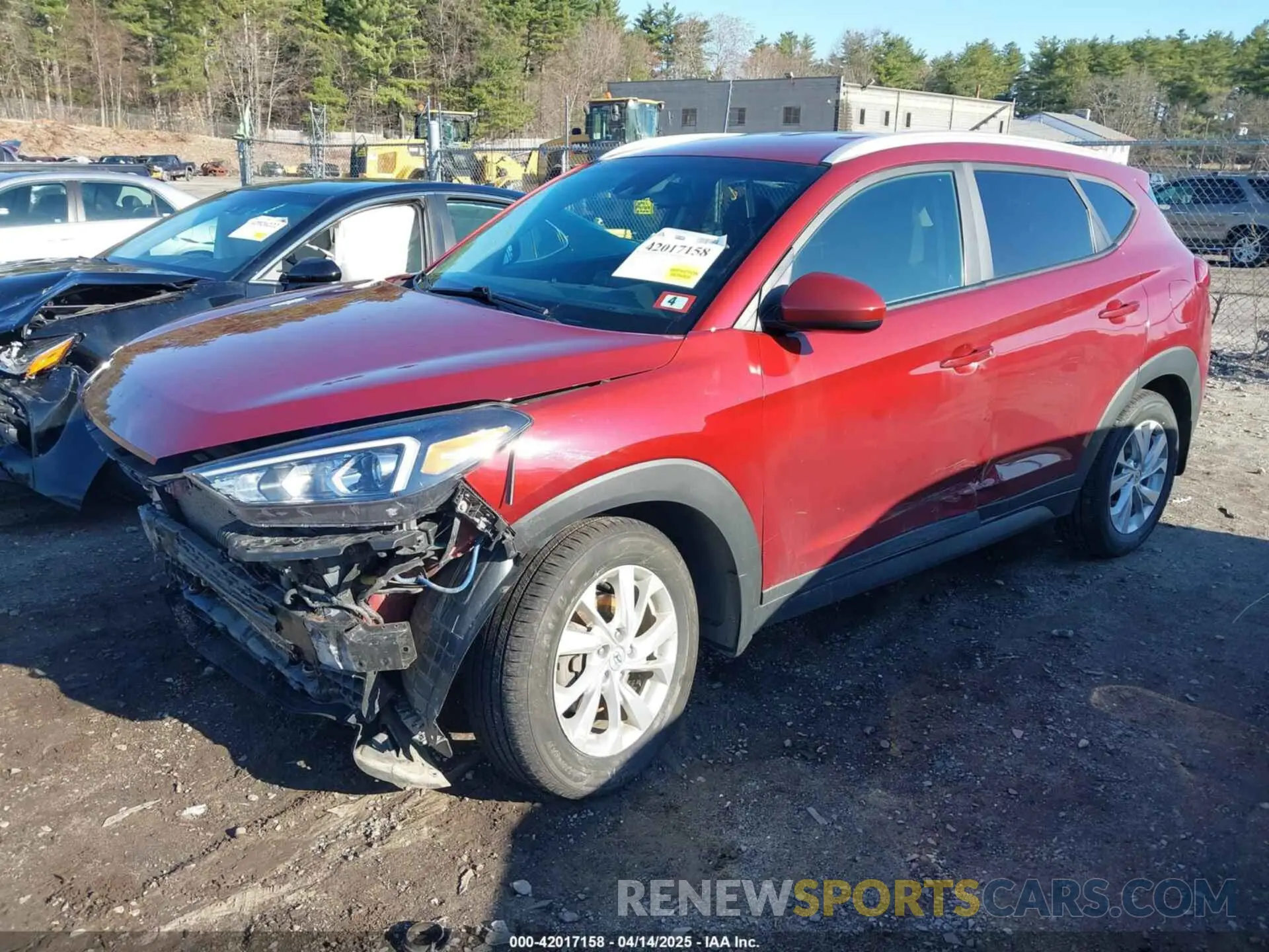 2 fotografías del automóvil dañado KM8J3CA42LU145368 HYUNDAI TUCSON 2020