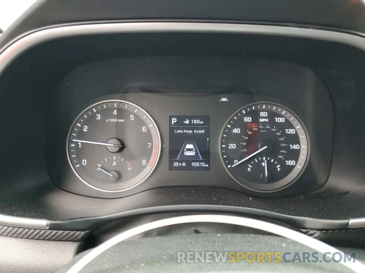 9 fotografías del automóvil dañado KM8J3CA42LU188477 HYUNDAI TUCSON 2020