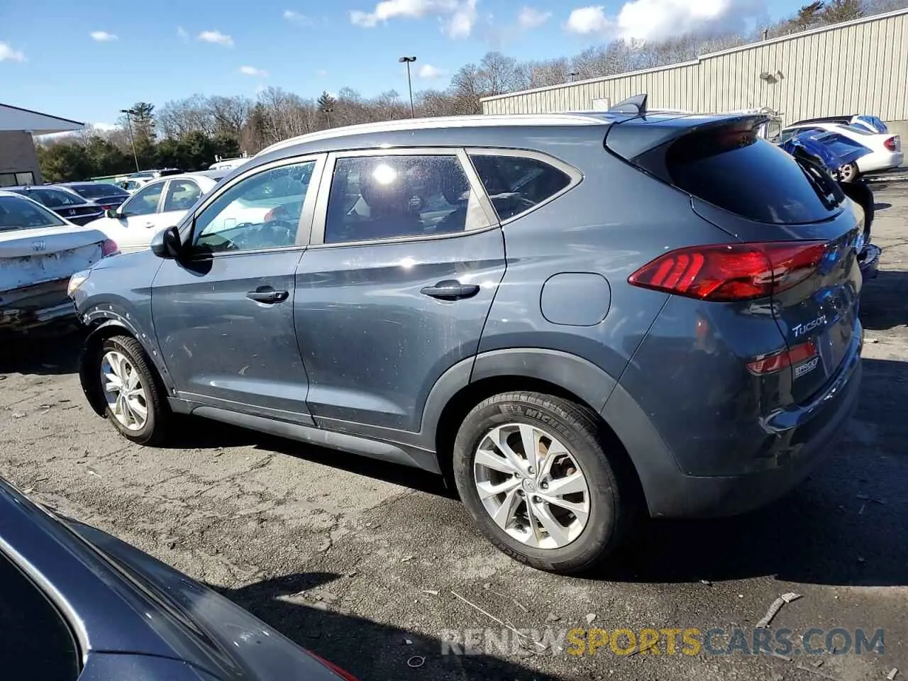 2 fotografías del automóvil dañado KM8J3CA44LU177416 HYUNDAI TUCSON 2020