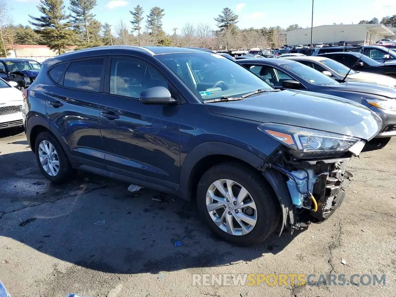 4 fotografías del automóvil dañado KM8J3CA44LU177416 HYUNDAI TUCSON 2020