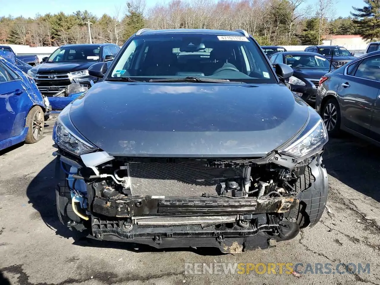 5 fotografías del automóvil dañado KM8J3CA44LU177416 HYUNDAI TUCSON 2020