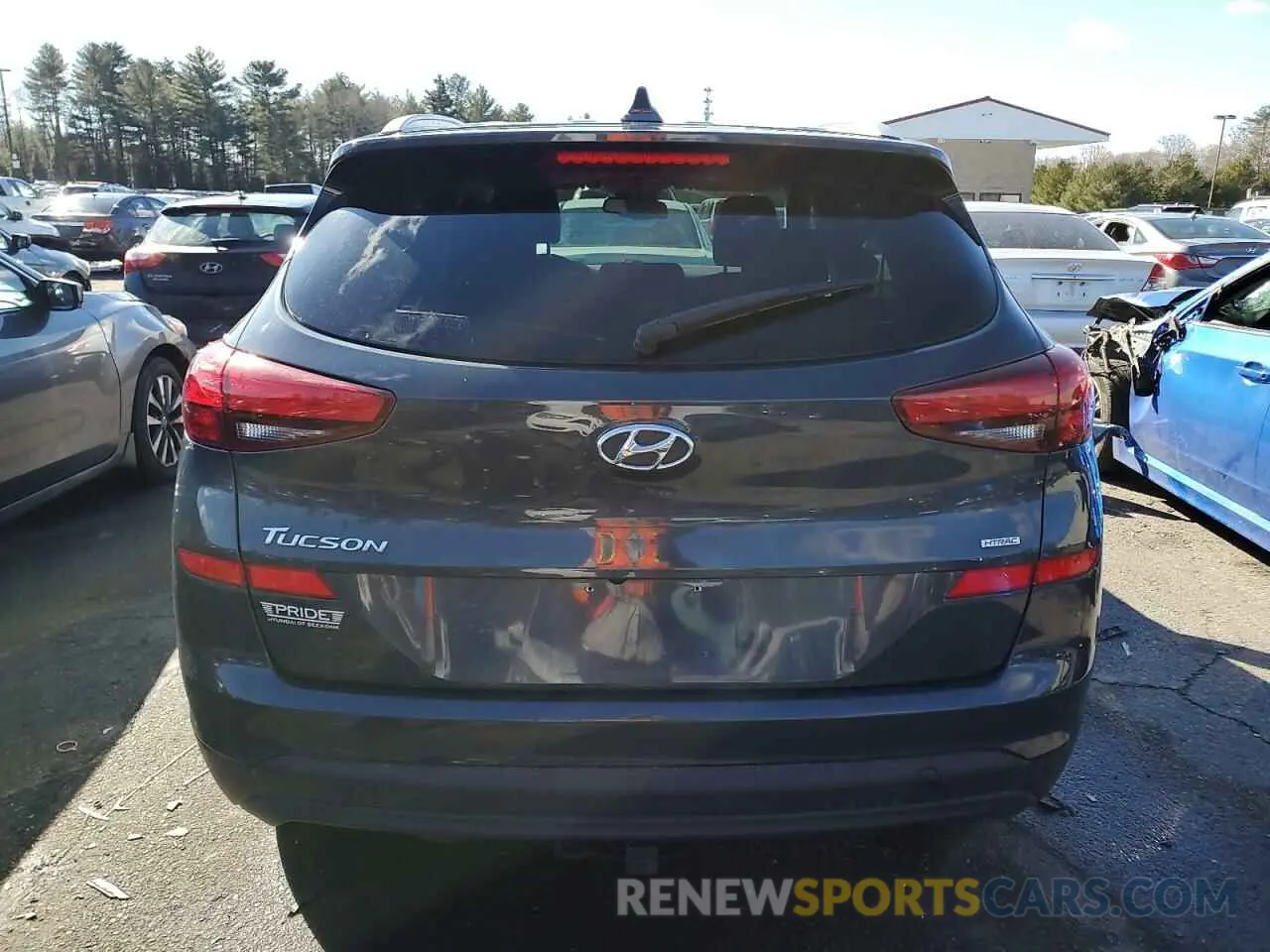 6 fotografías del automóvil dañado KM8J3CA44LU177416 HYUNDAI TUCSON 2020