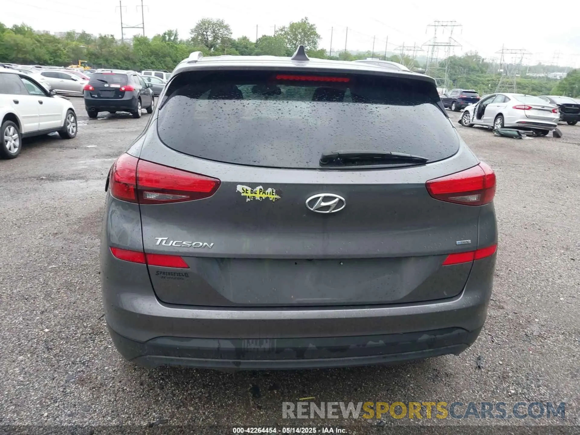 16 fotografías del automóvil dañado KM8J3CA44LU188674 HYUNDAI TUCSON 2020