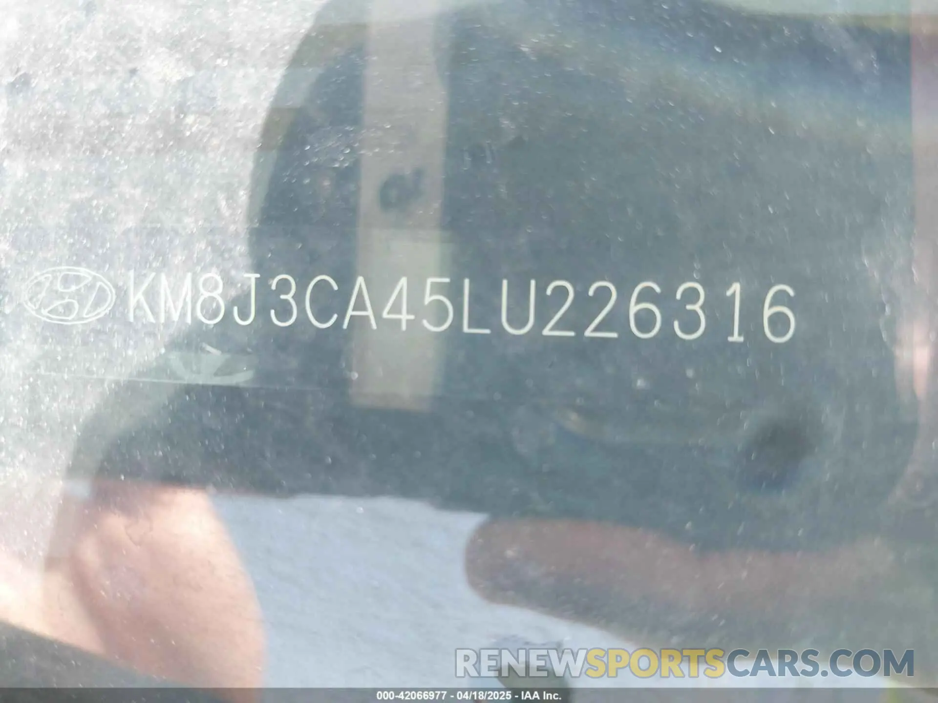 9 fotografías del automóvil dañado KM8J3CA45LU226316 HYUNDAI TUCSON 2020