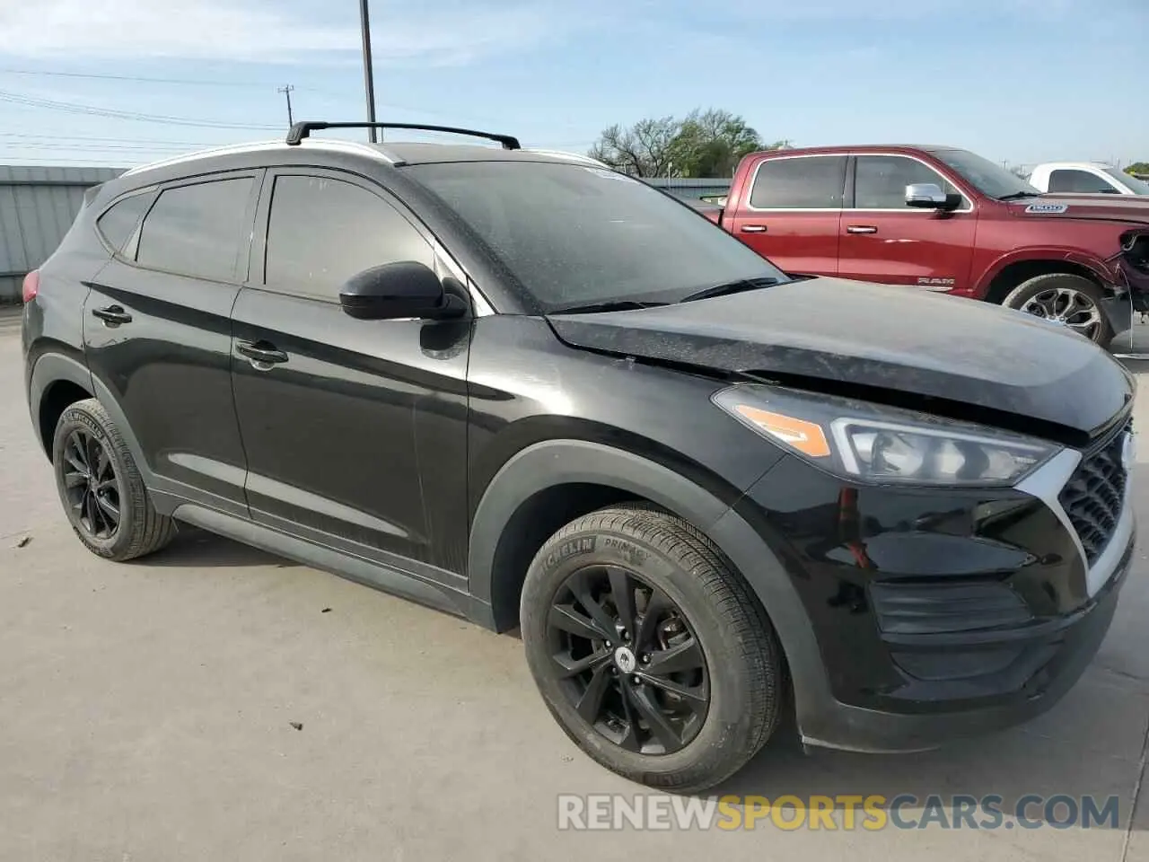 4 fotografías del automóvil dañado KM8J3CA46LU276853 HYUNDAI TUCSON 2020