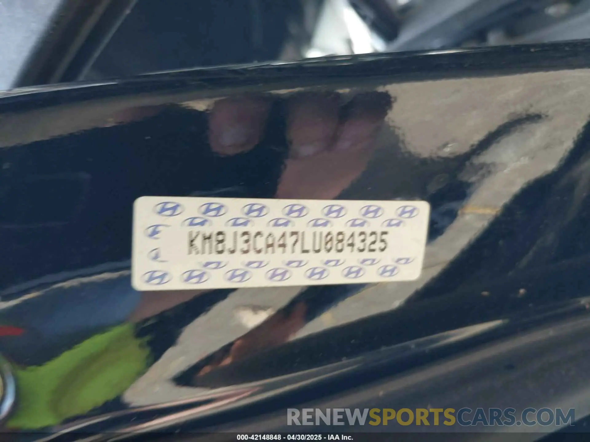 9 fotografías del automóvil dañado KM8J3CA47LU084325 HYUNDAI TUCSON 2020