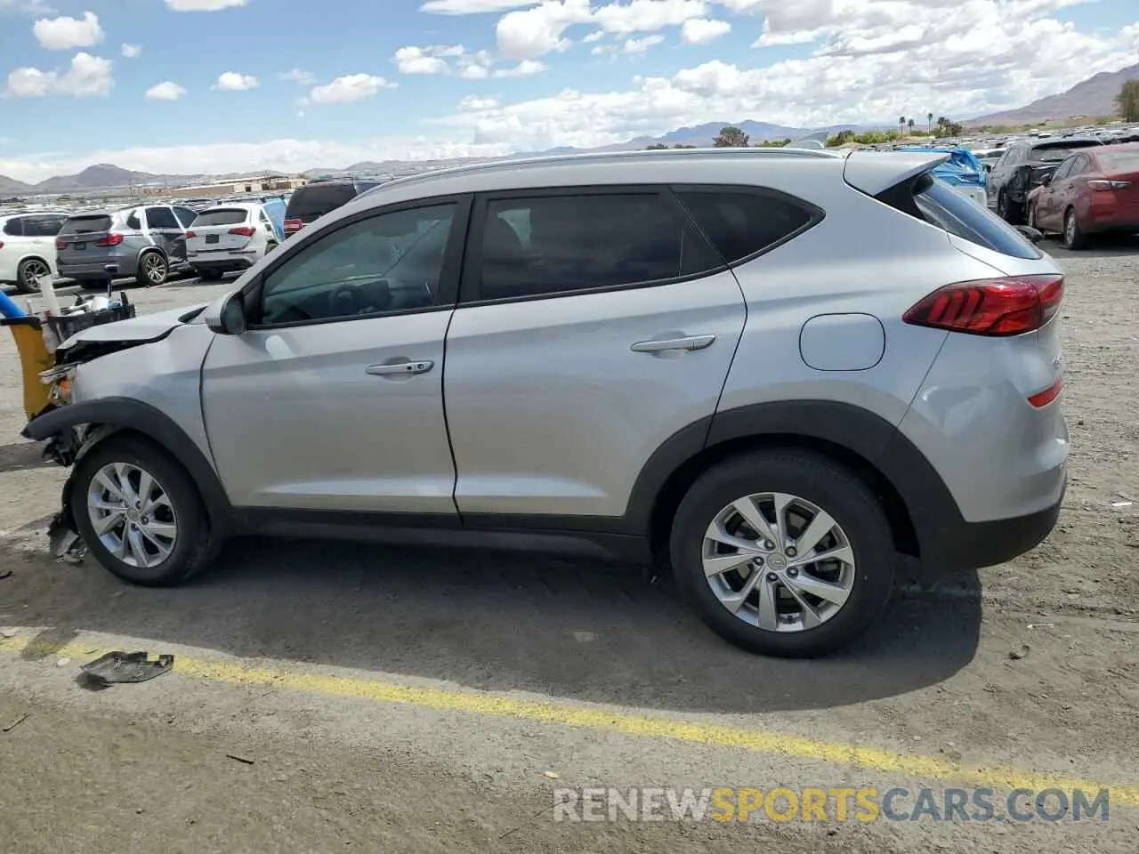 2 fotografías del automóvil dañado KM8J3CA48LU081014 HYUNDAI TUCSON 2020