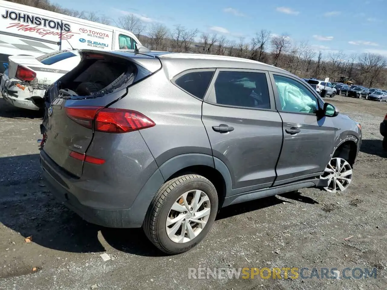 3 fotografías del automóvil dañado KM8J3CA48LU145410 HYUNDAI TUCSON 2020