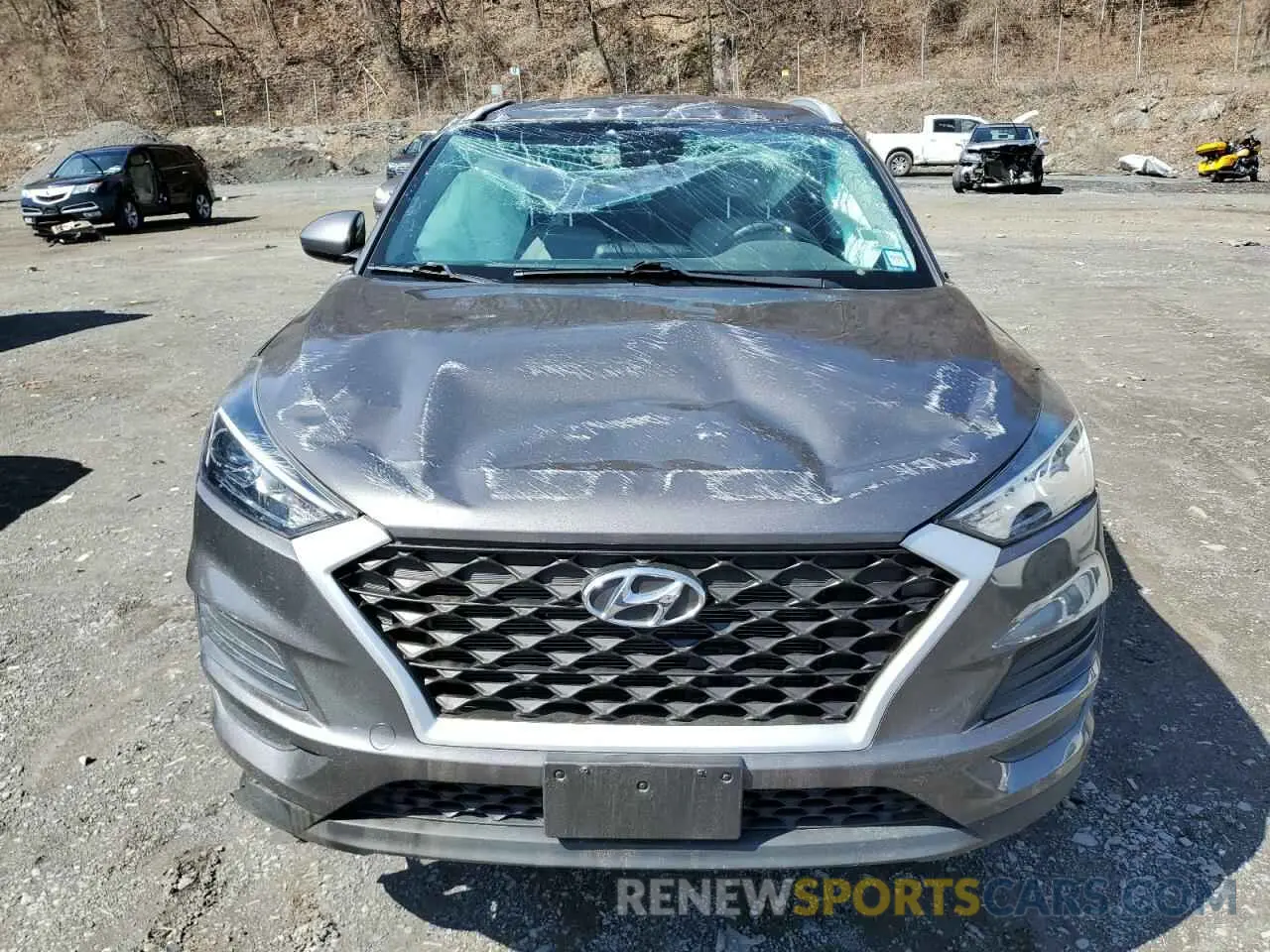 5 fotografías del automóvil dañado KM8J3CA48LU145410 HYUNDAI TUCSON 2020