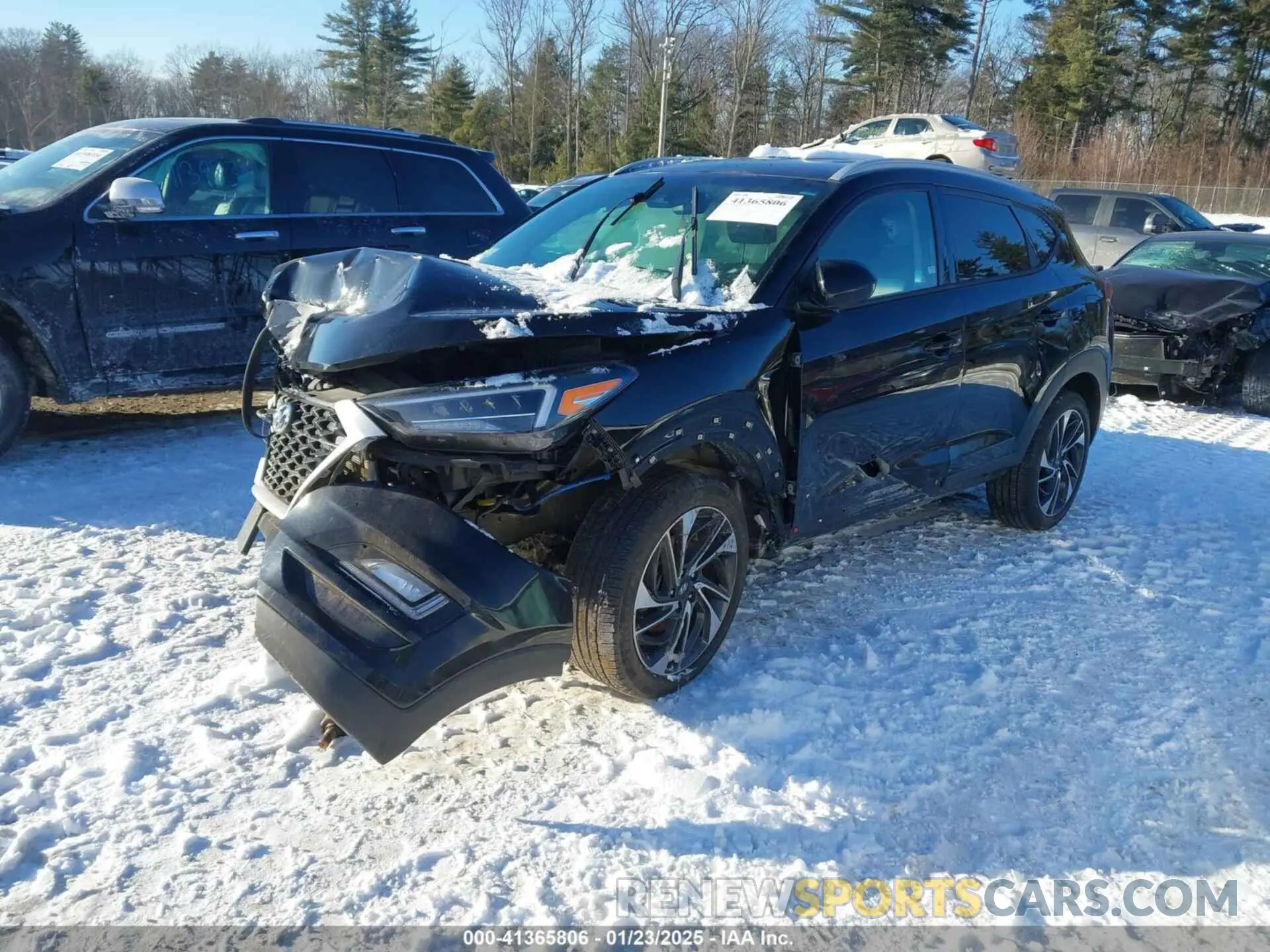 2 fotografías del automóvil dañado KM8J3CAL0LU148986 HYUNDAI TUCSON 2020