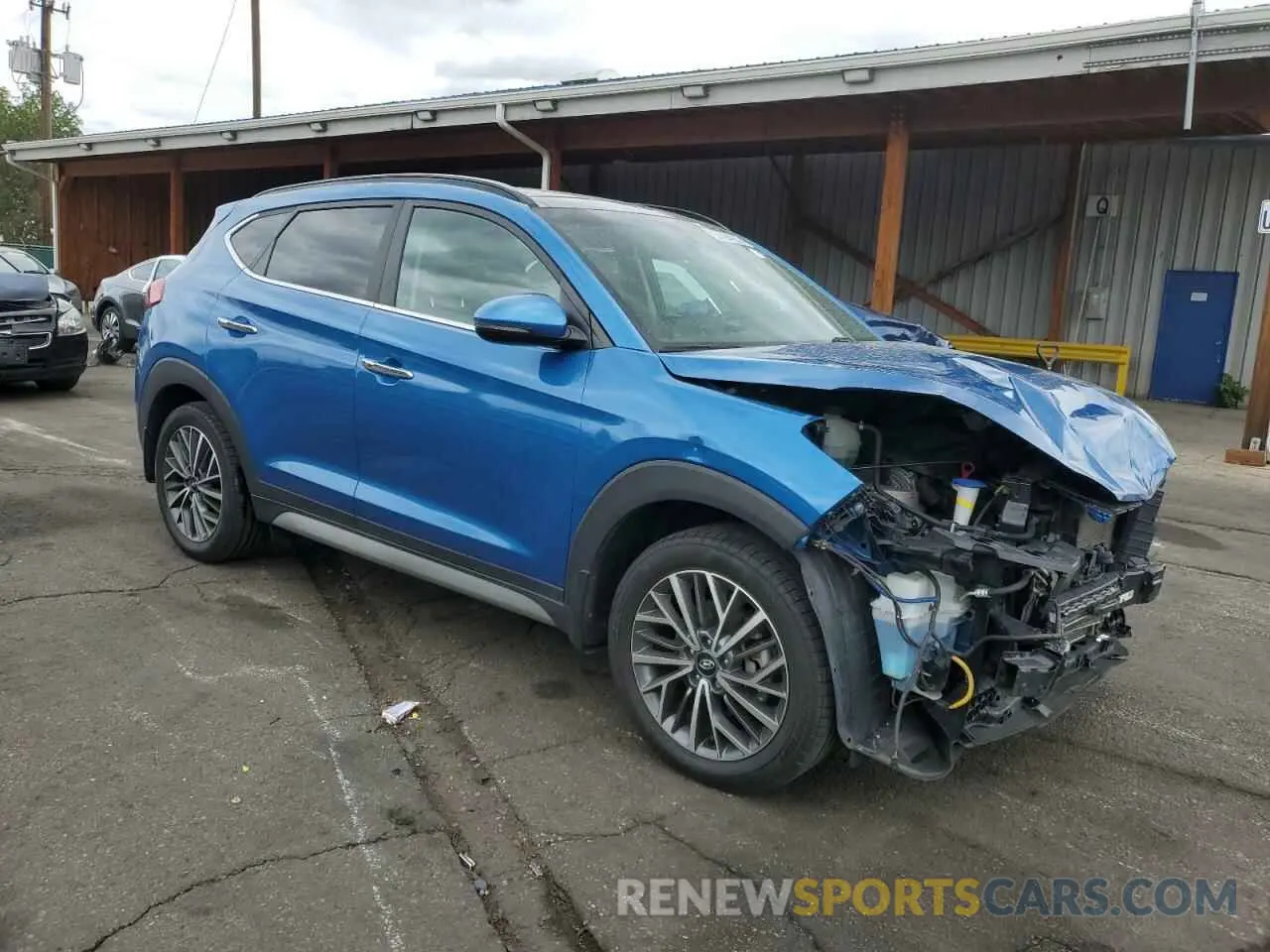 4 fotografías del automóvil dañado KM8J3CAL0LU231740 HYUNDAI TUCSON 2020