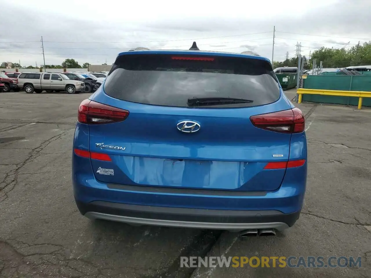6 fotografías del automóvil dañado KM8J3CAL0LU231740 HYUNDAI TUCSON 2020