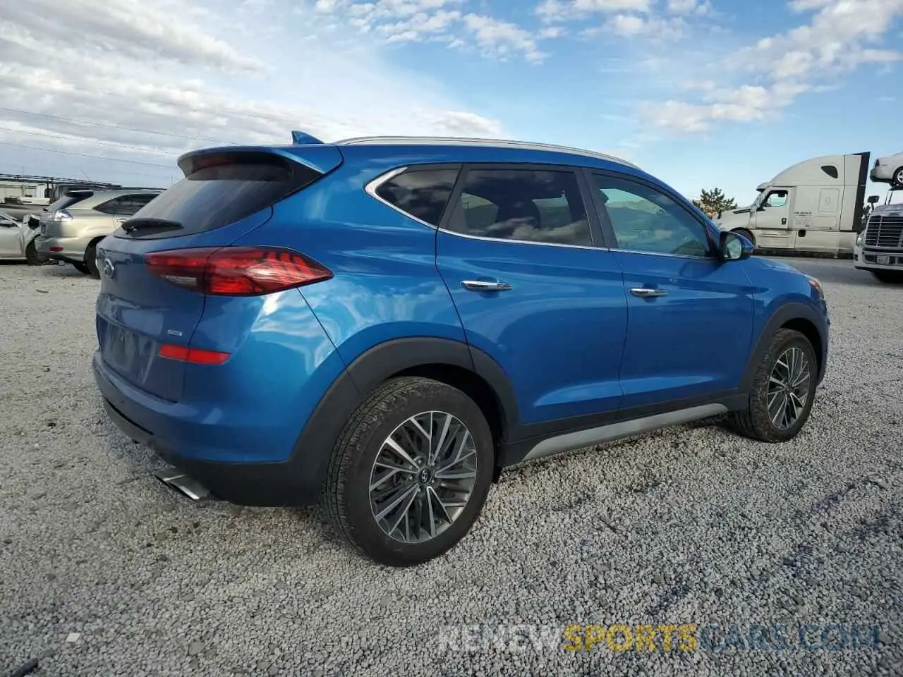 3 fotografías del automóvil dañado KM8J3CAL0LU251115 HYUNDAI TUCSON 2020