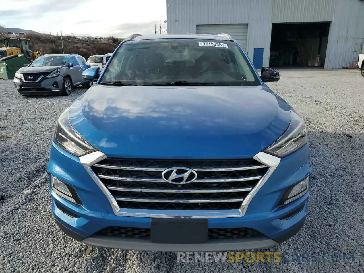 5 fotografías del automóvil dañado KM8J3CAL0LU251115 HYUNDAI TUCSON 2020