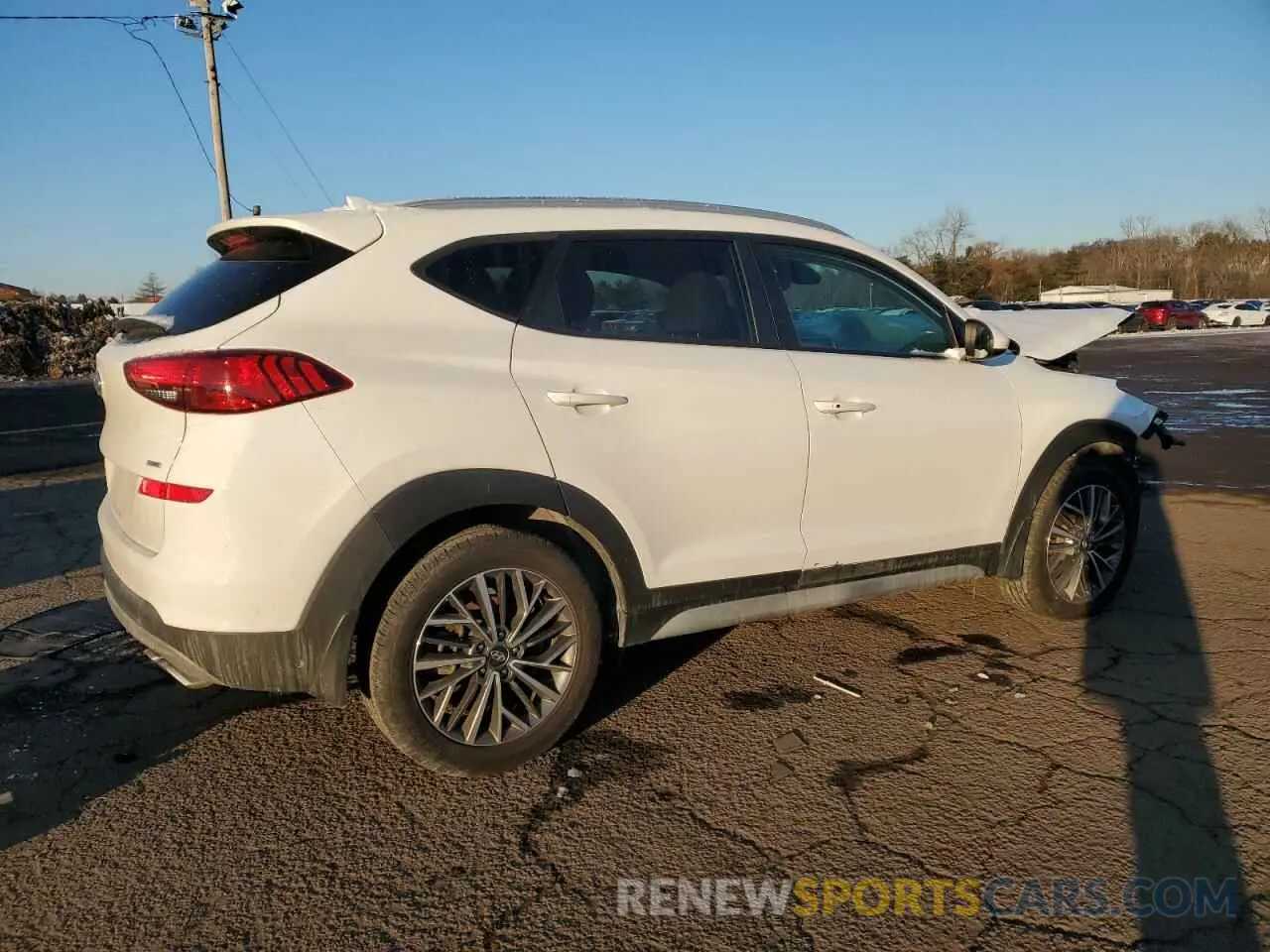 3 fotografías del automóvil dañado KM8J3CAL0LU265869 HYUNDAI TUCSON 2020