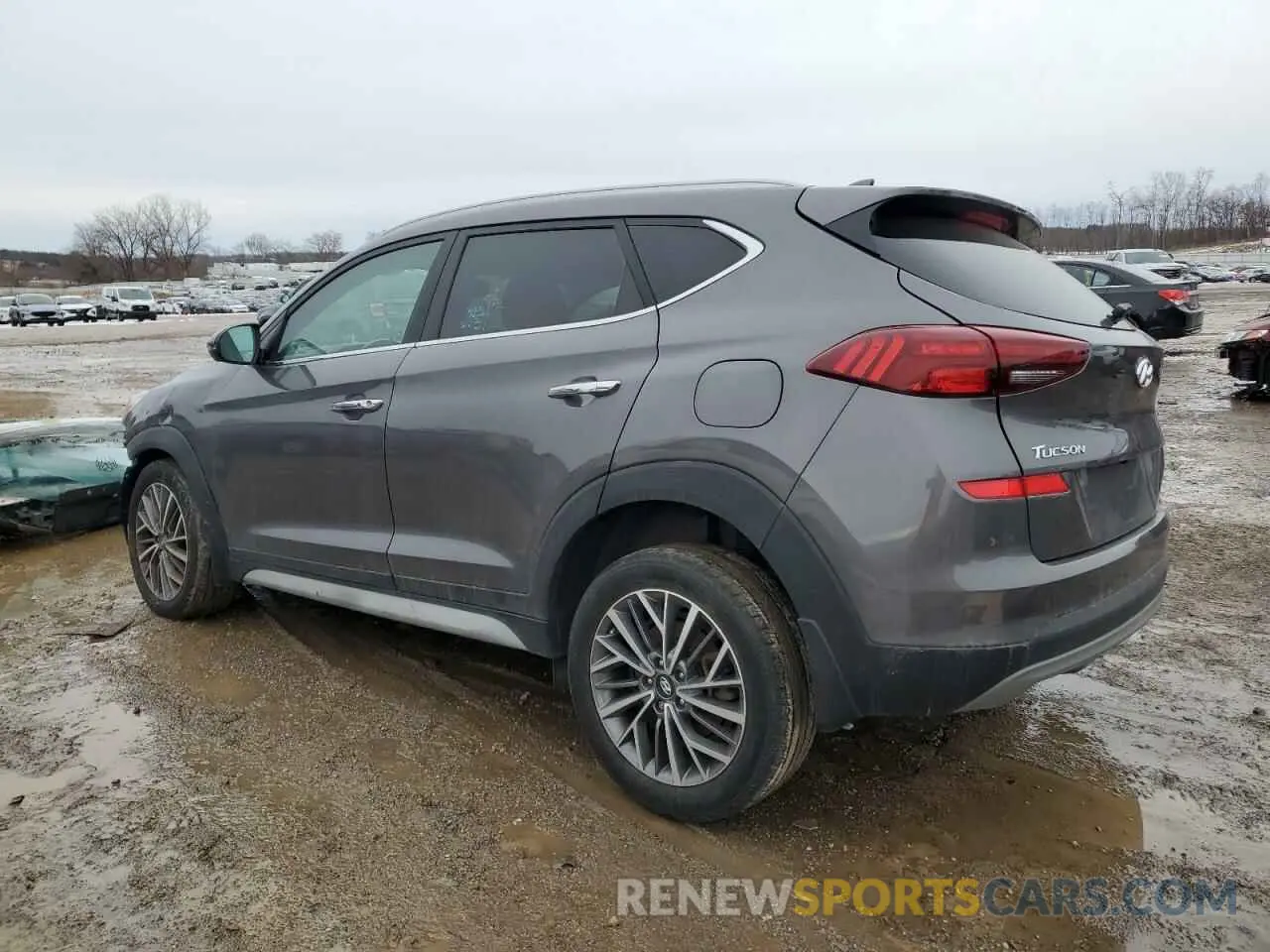 2 fotografías del automóvil dañado KM8J3CAL2LU101362 HYUNDAI TUCSON 2020