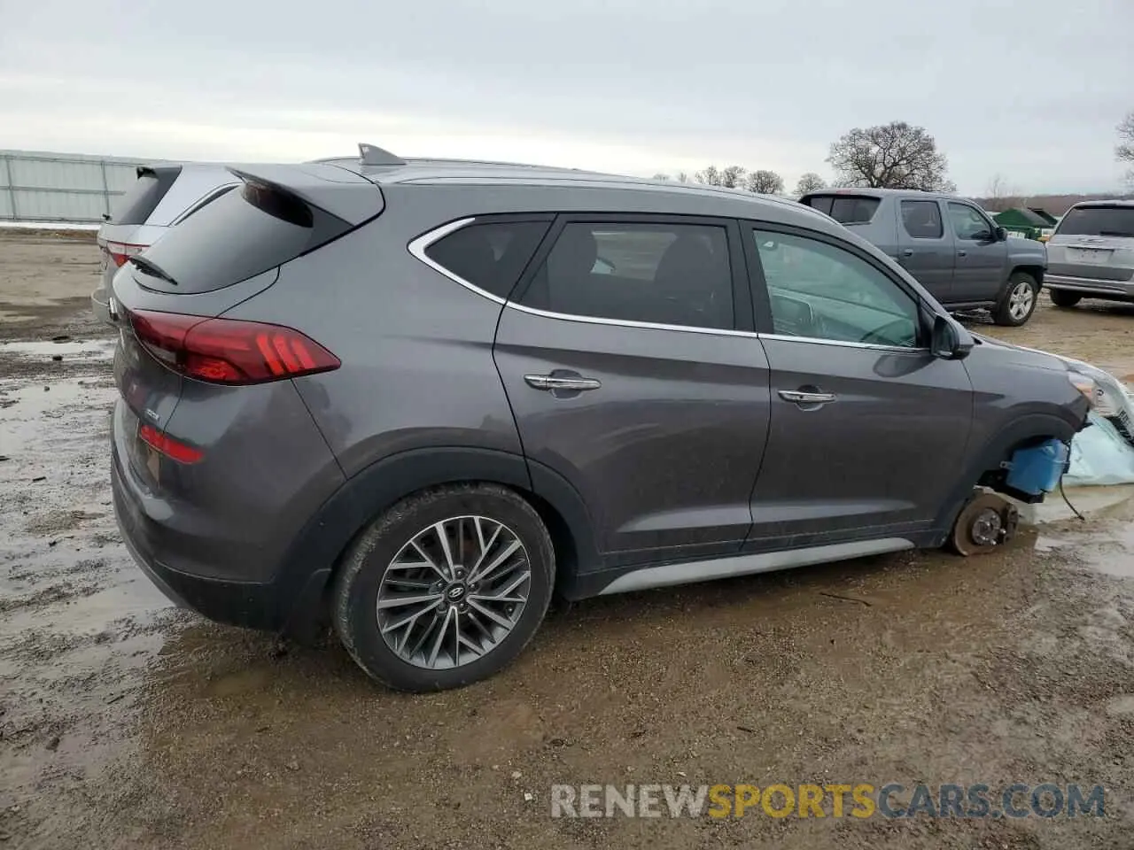 3 fotografías del automóvil dañado KM8J3CAL2LU101362 HYUNDAI TUCSON 2020