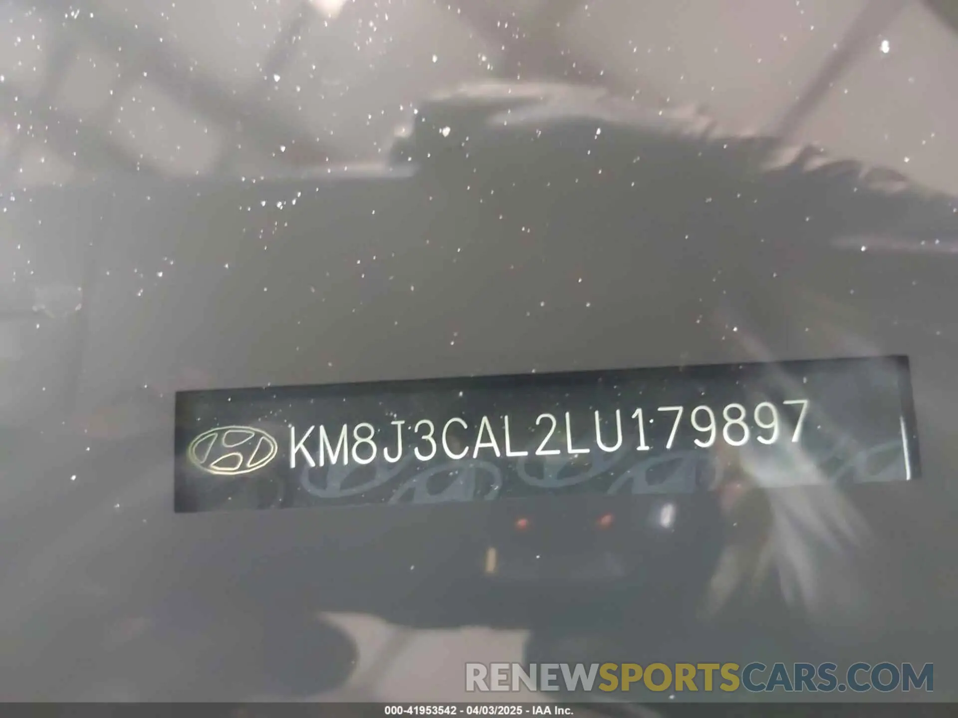 17 fotografías del automóvil dañado KM8J3CAL2LU179897 HYUNDAI TUCSON 2020