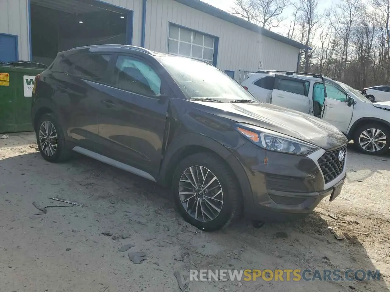 4 fotografías del automóvil dañado KM8J3CAL3LU153759 HYUNDAI TUCSON 2020