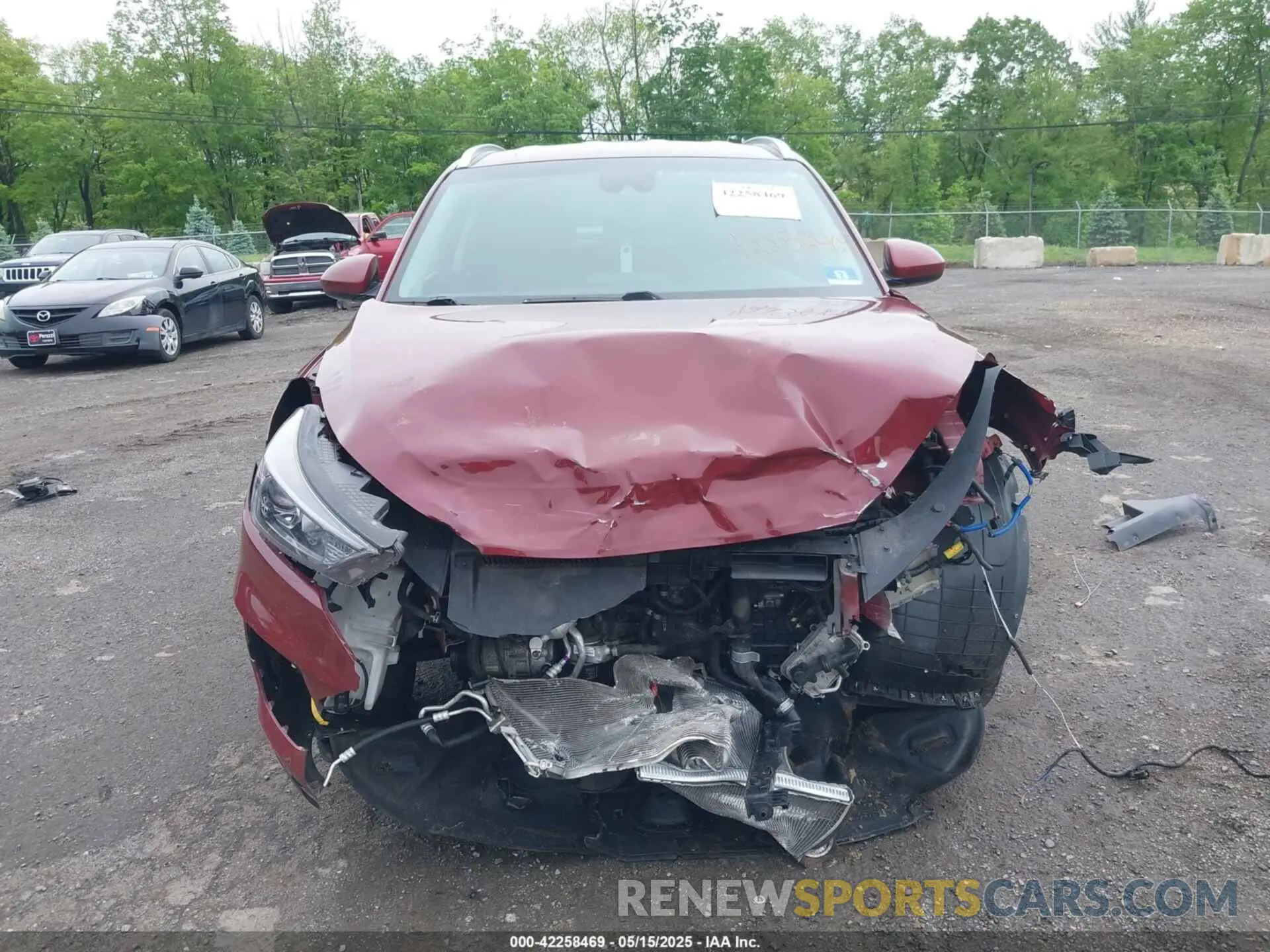 6 fotografías del automóvil dañado KM8J3CAL3LU210932 HYUNDAI TUCSON 2020