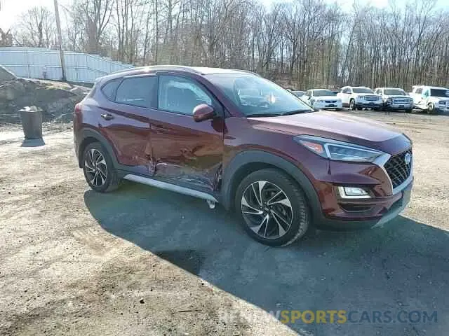 11 fotografías del automóvil dañado KM8J3CAL3LU268622 HYUNDAI TUCSON 2020