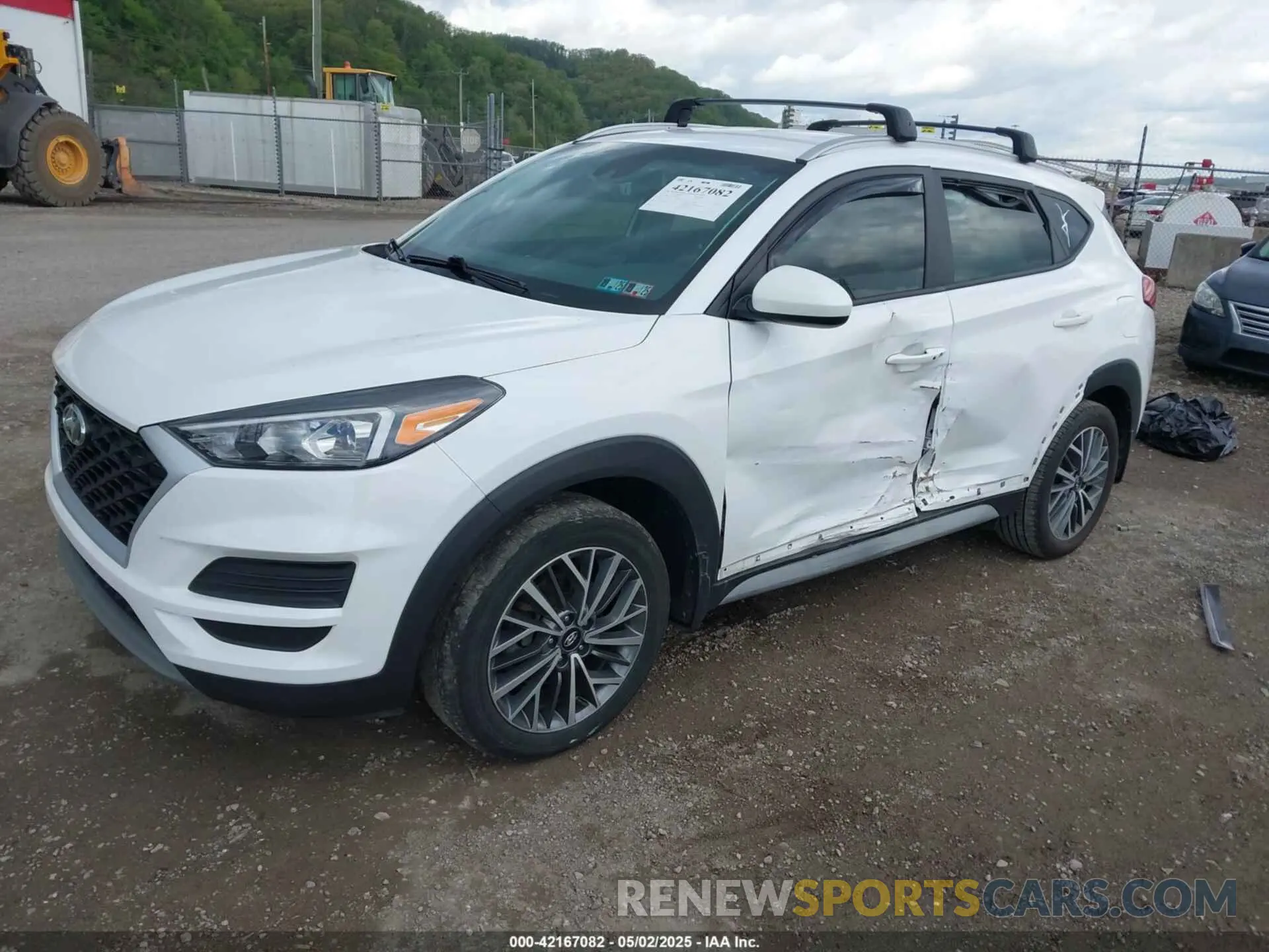 2 fotografías del automóvil dañado KM8J3CAL4LU203021 HYUNDAI TUCSON 2020